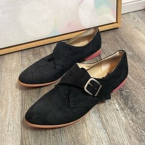 America Rag Astevie black suede loafers booties